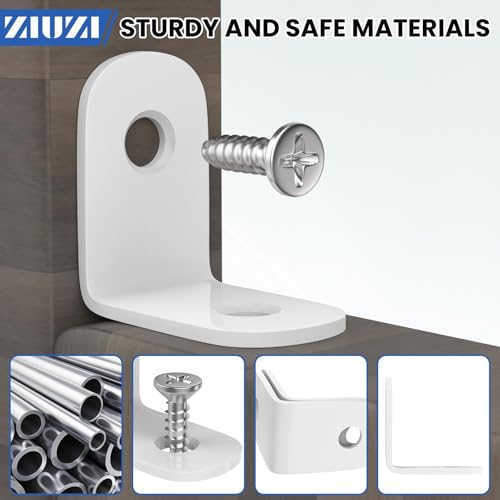 30Pcs 1" x 1" Stainless Steel Corner Brace, 90 Degree Small Right Angle L-Shape Joint Corner Brackets Fastener with Screws, Perfect for Furniture, Cabinets, Bookshelf, Chair, Drawer, Shelves