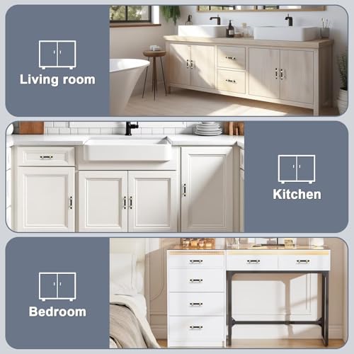 5Pack Hole Centers 2.5inch(64mm) Black Cabinet Handles with Gold Champagne Base T Shaped Kitchen Cabinet Pulls Hardware Pull Handle for Cabinets Dressers 4inch Total Length - color: Black with Champagne Gold Base, size: Hole Centers: 2.5inch