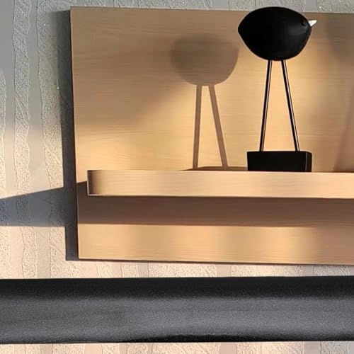 Lilaly 2 inches x 32 feet Wood Grain Repair Tape,Imitation Wood Grain Tape,Widely Used for Tables, Doors, Floor and DIY(Black) - color: Black