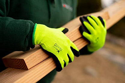 G & F Products Tools Work Gloves Garden Gloves - color: Hivi Green, size: Small (Pack of 12)