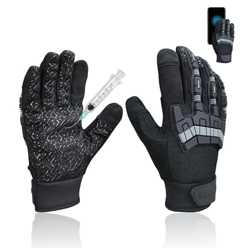 Needle Puncture & Thorn Proof Gloves, Level 3 Needlestick Resistant, A9 Cut Resistant Gloves - color: 91533, size: Large