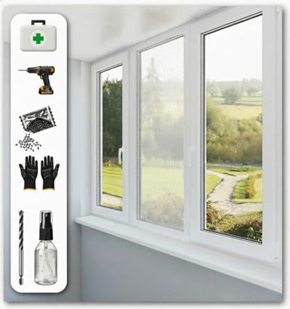 8 x Window Repair Kit Clears trapped Condensation Inside Your Failed Double Glazing Window Unit.