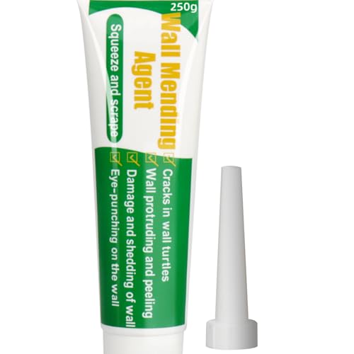 250g Wall Putty Hole Repair, Safe Wall Mending Agent, Drywall Repair Kit with Nozzle,Spackle for Drywall Paste, Easy to Fill Holes for Aluminum Metal Plaster Sheetrock Ceiling - size: 1Pcs_250g