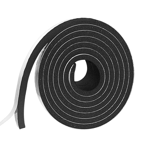 Foam Insulation Tape self Adhesive,1In x 1In x 13Ft Weather Stripping for Doors and Windows,Sound Proof soundproofing Door Seal,Weatherstrip,Pipe Cooling, Air Conditioning Seal Strip - size: 1In x 1In x 13Ft