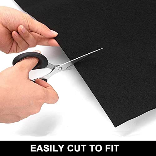 AiBOB Garage Floor Mat, 60 X 40 inches, Oil Spill Mat Under Car, Waterproof Backing Absorbent Pad Protects Floor, Durable, Reusable, Black - size: 60'' X 40''