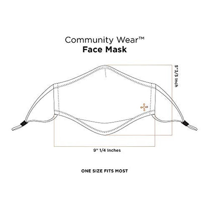 Tommie Copper 2-Pack Community Wear Face Masks - Black - style: Reusable