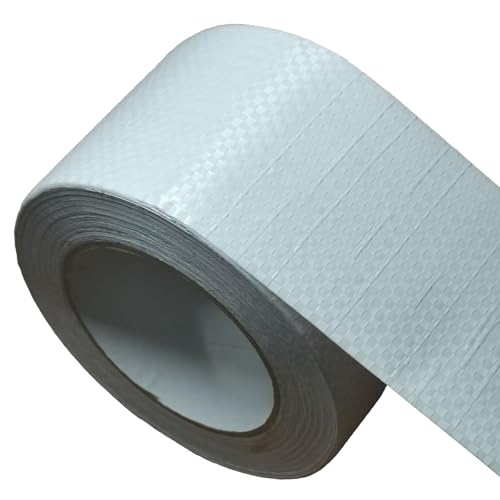 Repair Tape for Tonnage Bag, Heavy Duty Fabric Patch for Awning, RV Roof, Underbelly, Tarp, Tent, Sail, Boat Cover, Outdoor Multipurpose Extra Strong White Repair Patch for Industrial & Outdoor Use