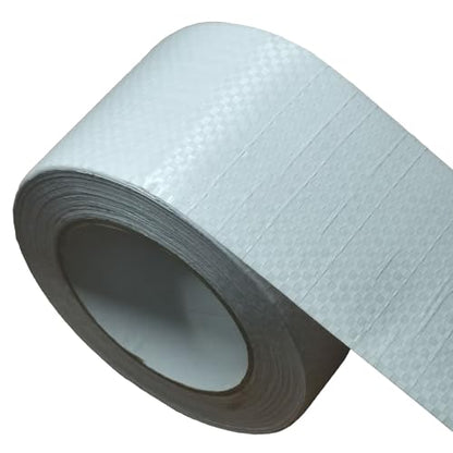 Repair Tape for Tonnage Bag, Heavy Duty Fabric Patch for Awning, RV Roof, Underbelly, Tarp, Tent, Sail, Boat Cover, Outdoor Multipurpose Extra Strong White Repair Patch for Industrial & Outdoor Use