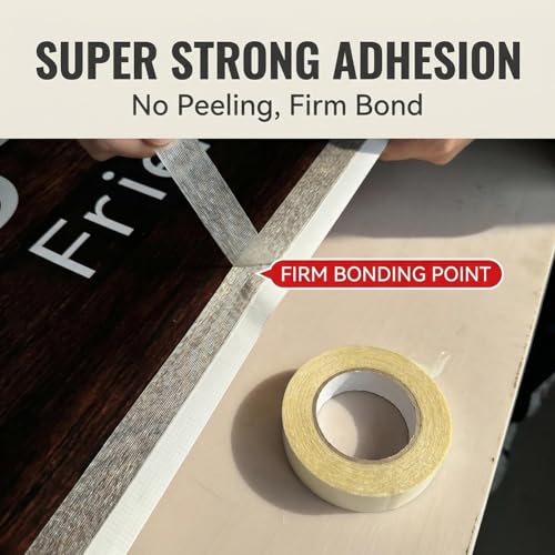 Heavy-Duty Outdoor Banner Tape – Weatherproof Adhesive for Vinyl Banners, Construction Signs & Event Display (6Units)