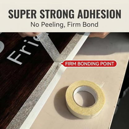 Heavy-Duty Outdoor Banner Tape – Weatherproof Adhesive for Vinyl Banners, Construction Signs & Event Display (6Units)