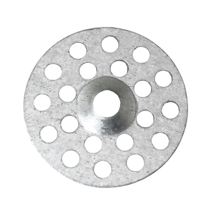 200PCS 1 Inch Plaster Wall Repair Washers Insulation Nail Gaskets Silver Special for Wall Ceiling Drywall Hole Fixing Galvanized Metal Composite Board Fixing Lock Washers