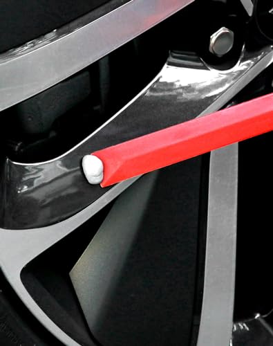 QWORK Plastic Chisel Scraper Set, 3/4", 7/8", 1", 1-1/2" Chemical Resistant Scraper Tool, No-marring Plastic Chisel Set for Removes Debris, Adhesives, Film, Paint