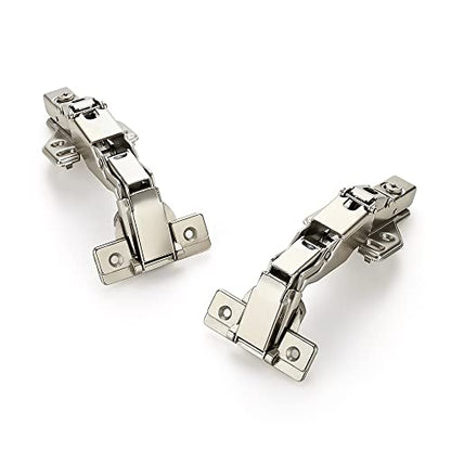 Ravinte 1 Pair 2 Pack Kitchen Cabinet Hinges, 165 Degree Kitchen Door Hinges Compatible with Lazy Susan Corner Cupboard，Full Overlay Face Frame Concealed Corner Cabinet Hardware - size: 165 Degree