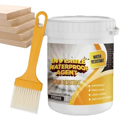 Waterproof Sealant - 100g Anti-Leakage Invisible Coating,Leak Repair Sealant with Brush | for Roof Repair Floor Bathroom Basement Wall Window