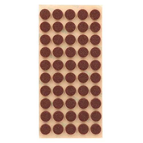 Furniture Felt Pads 3/8" (10mm) Diameter Round 3M Self Adhesive Protects Kitchen Cabinets, Drawers, Desks and Furniture Against Bumps and Scratches 200 Pack - Mocha (Medium Brown) - color: Mocha 200 Pack