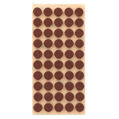 Furniture Felt Pads 3/8" (10mm) Diameter Round 3M Self Adhesive Protects Kitchen Cabinets, Drawers, Desks and Furniture Against Bumps and Scratches 200 Pack - Mocha (Medium Brown) - color: Mocha 200 Pack