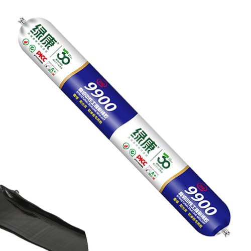Silicon Waterproof Sealant, Permanent Solution for Roof & Wall Cracks, Outdoor Waterproof Silicone Sealant Heat Resistant, Water Proof Exterior Sealants Tear and Stretch Resistance (White, 1) - color: White, size: 1