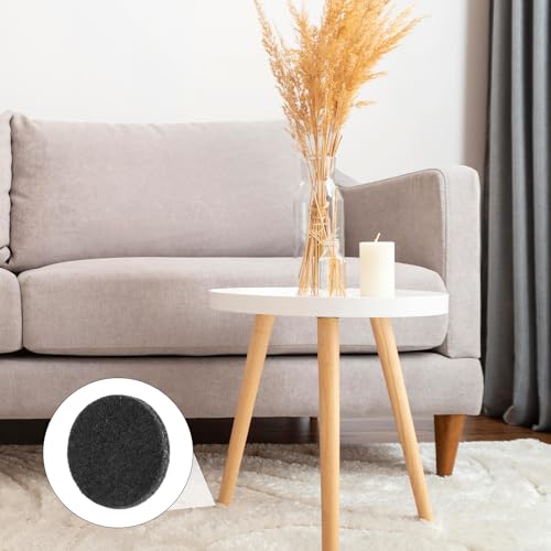 162Pcs Black Felt Pads for Chair Legs 1" Felt Furniture Pads 1 inch Non Slip Felts Pad Chair Feet Felts for Hardwood Floors Non Slip Self Adhesive Furniture Feet Table Leg Pad, Round