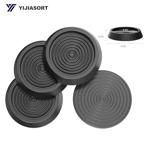 Non Slip Furniture Pads for Hardwood Floors(3 inch),Anti Slip Furniture Sliders,Rubber Furniture Pads Non Slip,Non Skid Furniture Grippers ，Bed Wheel Stopper Suitable for Sofa, Bed, Couch (4PCS) - size: 3 inch