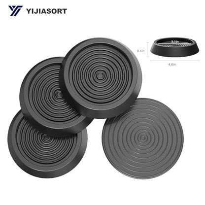Non Slip Furniture Pads for Hardwood Floors(3 inch),Anti Slip Furniture Sliders,Rubber Furniture Pads Non Slip,Non Skid Furniture Grippers ，Bed Wheel Stopper Suitable for Sofa, Bed, Couch (4PCS) - size: 3 inch