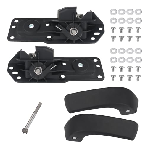 APPERFiT Interior Door Handle Repair Kit (Pair) Compatible with 2007-2014 Chevy Silverado GMC Sierra 1500/2500 HD / 3500 HD Replaces 20833606 20871488 20833602 20871483 - size: Pair