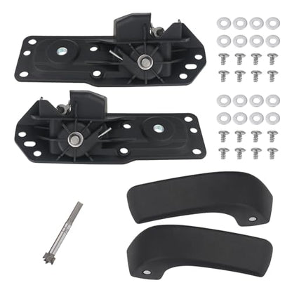 APPERFiT Interior Door Handle Repair Kit (Pair) Compatible with 2007-2014 Chevy Silverado GMC Sierra 1500/2500 HD / 3500 HD Replaces 20833606 20871488 20833602 20871483 - size: Pair