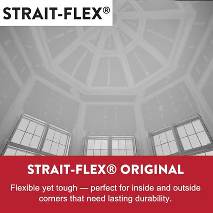 Drywall Tape – Original Drywall Repair Corner Bead – Finishes Inside or Outside 90 Degrees and Off-Angle Corners – Replaces Standard Bead, Uses Less Compound – 100ft Roll - size: 1 Pack