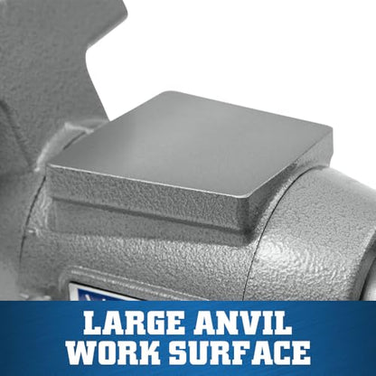 Wilton Multi-Purpose Bench Vise, 6-1/2" Jaw Width, 6-1/4" Jaw Opening, 3-1/4" Throat (Model 650P) - size: 6-1/2 in.