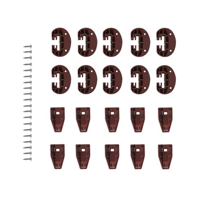 10PCS Drawer Guide Kits(Drawer Slides Repair kit with Screws) Replacement for Rite-Trak II Model #168 Drawer Guide Glide,Commercial Slide Style Drawers Drawer Slides(10(10)