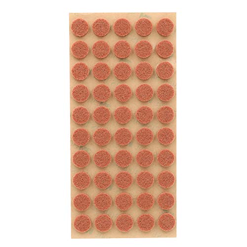 Furniture Felt Pads 3/8" (10mm) Diameter Round 3M Self Adhesive Protects Kitchen Cabinets, Drawers, Desks and Furniture Against Bumps and Scratches 100 Pack - Sienna (Maple) - color: Sienna 100 Pack