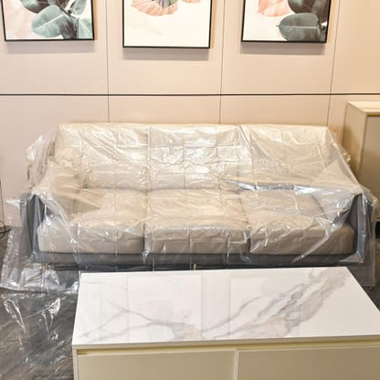 TopSoon Drop Cloth and Plastic Sheeting, Household Vacuum Cover (1 mil, 9FT x 12FT) - size: 9FT x 12FT