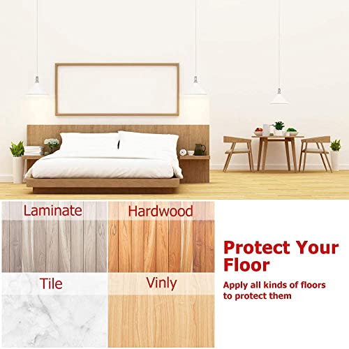Yelanon Non Slip Furniture Pads -18pcs 3" Grippers Hardwood Floors, Non Skid for Furniture Legs,Self Adhesive Rubber Furniture Feet, Anti Slide Furniture Floors Protectors for Keep Couch Stoppers - size: 18pcs 3" Square