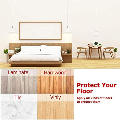 Yelanon Non Slip Furniture Pads -18pcs 3" Grippers Hardwood Floors, Non Skid for Furniture Legs,Self Adhesive Rubber Furniture Feet, Anti Slide Furniture Floors Protectors for Keep Couch Stoppers - size: 18pcs 3" Square