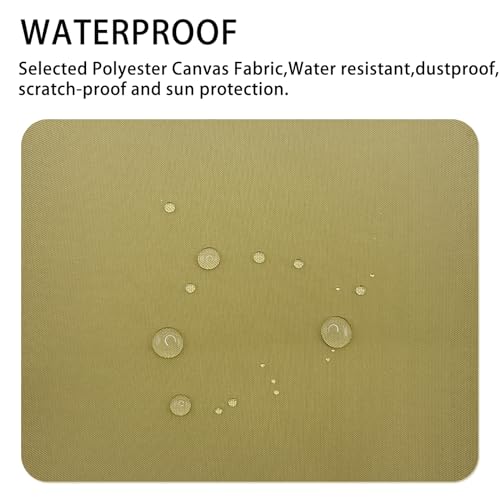 Gheeidau Canvas Repair Patch 9×11 Inch 3Pcs Waterproof Self-Adhesive Fabric Repair Patch for Tents,Boat Cover,Pop Up Canopy,Patio,Bags,Car Seats,Sofas,Furniture Cover(Khaki) - color: Khaki, size: 9"×11"×3PCS