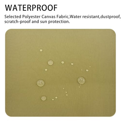 Gheeidau Canvas Repair Patch 9×11 Inch 3Pcs Waterproof Self-Adhesive Fabric Repair Patch for Tents,Boat Cover,Pop Up Canopy,Patio,Bags,Car Seats,Sofas,Furniture Cover(Khaki) - color: Khaki, size: 9"×11"×3PCS