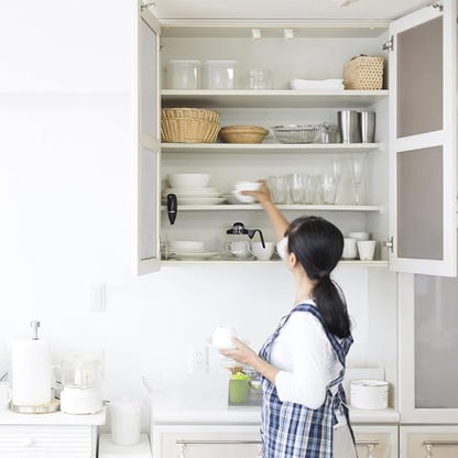 DecoBasics (6 PCS) Full Overlay Soft Close Cabinet Hinges for Kitchen Cabinets - 105° Face Frame Concealed Cabinet Door Hinge -3 Way Adjustability -Clip on Plate & Matching Screw 4 Easy Installation