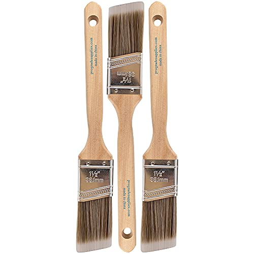 Pro Grade - Paint Brushes - Paint Brush Set (3 Ea 1.5A SC) - size: 3 Ea 1.5A SC