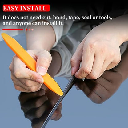 Car Sunroof Rubber Seal Strip Windshield Seal Strip Wind Noise Reduction Kit Anti-Dust Skylight Sealing Strip for Tesla Model Y with Installation Tool (for Model Y) - style: For Model Y