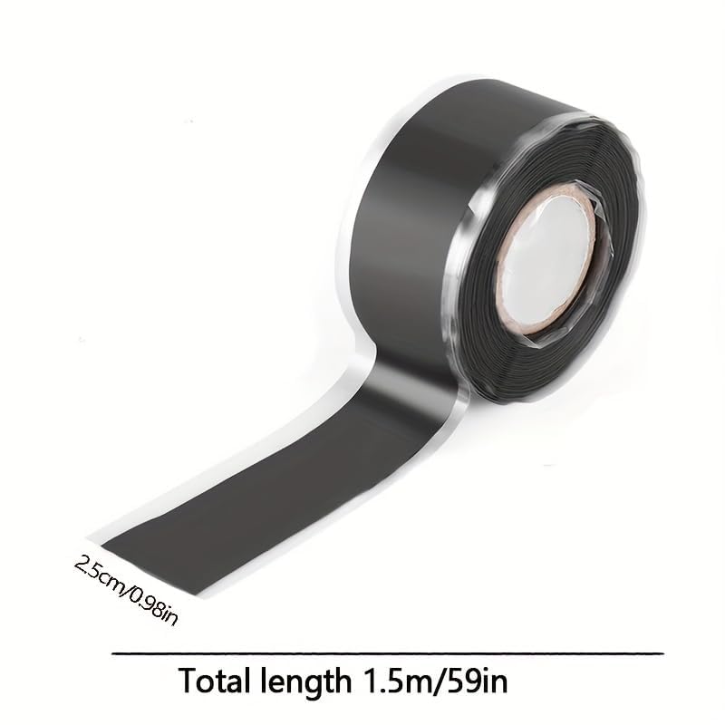 Heavy Duty Waterproof Silicone Tape, Self-Fusing Leak Seal Repair Tape, Instant Leak Stop for Pipes Ducts Automotive Plumbing, Extreme Temperature Resistance No Tools Needed - color: Green