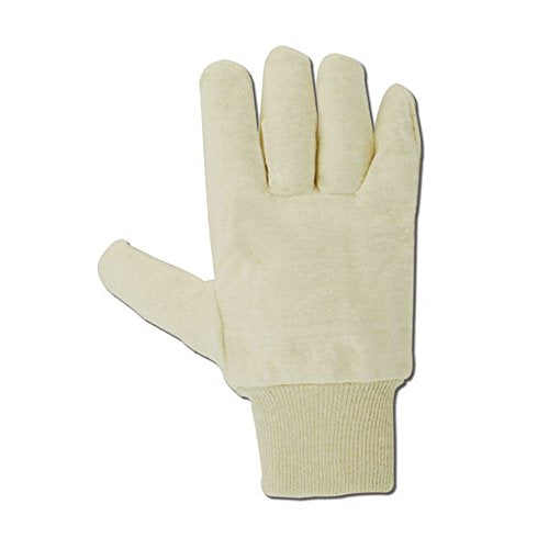 MAGID MultiMaster T1032RNO Cotton Glove, Knit Wrist Cuff, Large (12 Pair) - size: 9/L, style: 12 Pair