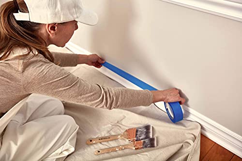 Canvas Painters Drop Cloth (Size 4 x 5 Feet - Pack of 1) - Pure Cotton Paint Drop Cloth for Painting, Curtains, Furniture & Floor Protection - All Purpose Thick Canvas tarp with Double Stitched Edges - size: 4' x 5' Pack of 1