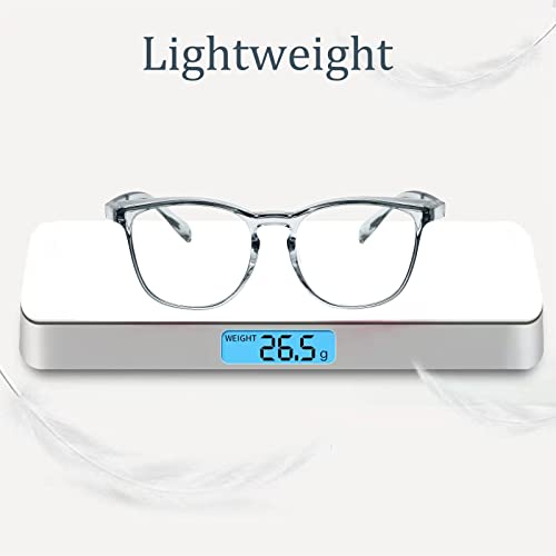 Safety Glasses for Men Women, Anti Fog Safety Goggles Comfortable Blue Light Blocking UV Protective Adult Nurse - color: Square Black Clear Blue Grey 4pack