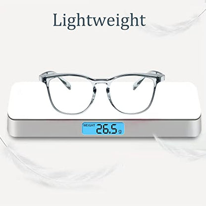 Safety Glasses for Men Women, Anti Fog Safety Goggles Comfortable Blue Light Blocking UV Protective Adult Nurse - color: Square Black Clear Blue Grey 4pack