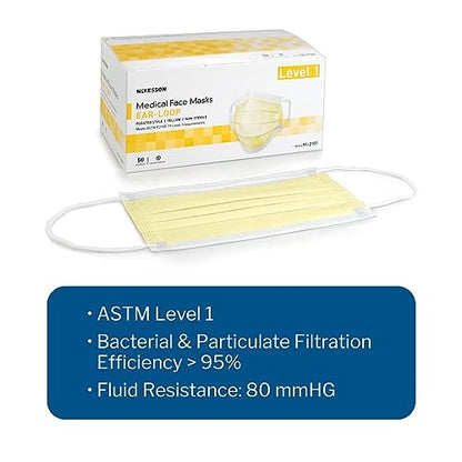 McKesson Procedure Mask Pleated 91-2101