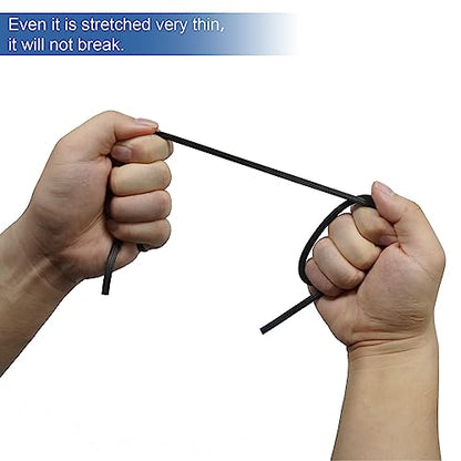 Window Screen Spline, 0.175" x 100' Replacement Round Black Window Screen Retainer Spline, Window Screen Repair - size: 0.175" X 100'