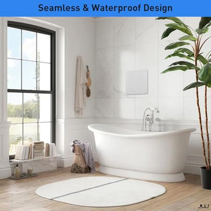 Self-Adhesive Wall Access Panel for Drywall, 9.6 x 9.6 Inch Hole Cover - Heavy-Duty ABS Plastic & Easy Install, Plumbing Wall Panels for Ceiling Bathroom Access Door Hole, White