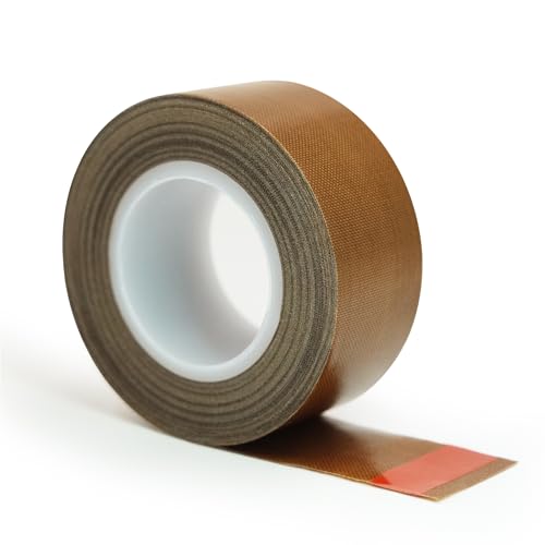 Teflone Tape, High Temperature PTFE Tape for Vacuum Sealer Machine, Hand Impulse Sealers ，1 in x 33 ft x 0.18mm - size: 1in