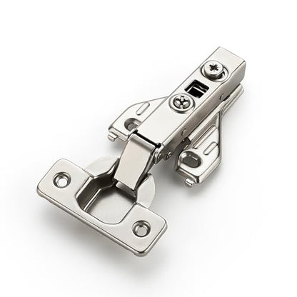JOY DECOR Full Overlay 4 Packs (2 Pairs) Concealed Kitchen Cabinet Hinges 105 Degree Soft Close Adjustable Cabinet Door Hinges for Face Frame Cabinet
