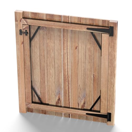 Fence Gate Frame Kit with 10 inch Heavy Duty Hinges, Gate Corner Brace Bracket Heavy Duty Kit, Fence Gate Kit, Gate Hardware for Wooden Fences,Driveway Gates,Shed Doors. Barn Door Lock Latches 1PC - size: 10 Inch