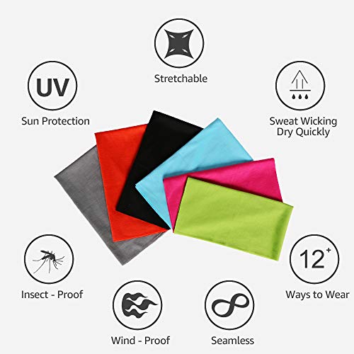 Neck Gaiter Face Mask Headband Bandanas Reusable Cover Fishing Motorcycle Men Women Outdoor Scarf - style: 9pcs Standard Pack a